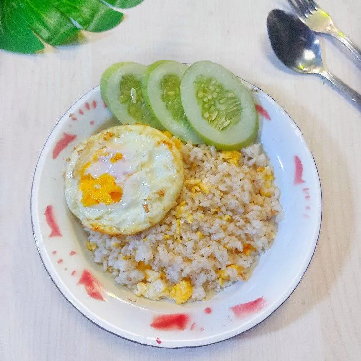 Resep Nasi Goreng Putih Sederhana Rumahan dari Dinar Syarif